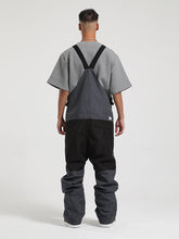 Gsou Snow Men's Colorblock Ski Bibs